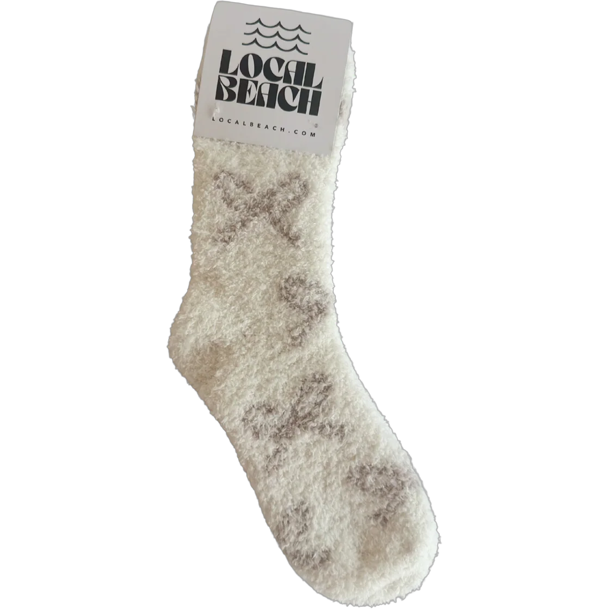 Local Beach Bow Cozy Socks alternate view