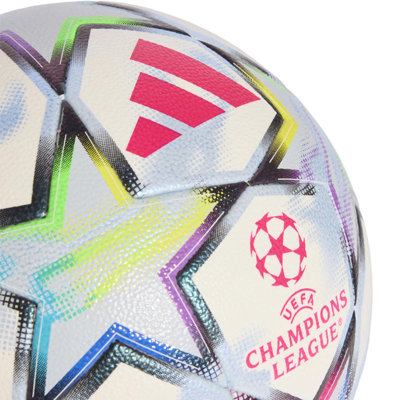 UCL Competition Ball, Adidas UCL Competition Ball logo detail