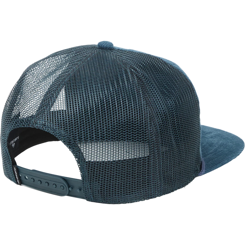 Begnning Hat, Quicksilver Beginning Hat in Quiet Harbor with snapback detail