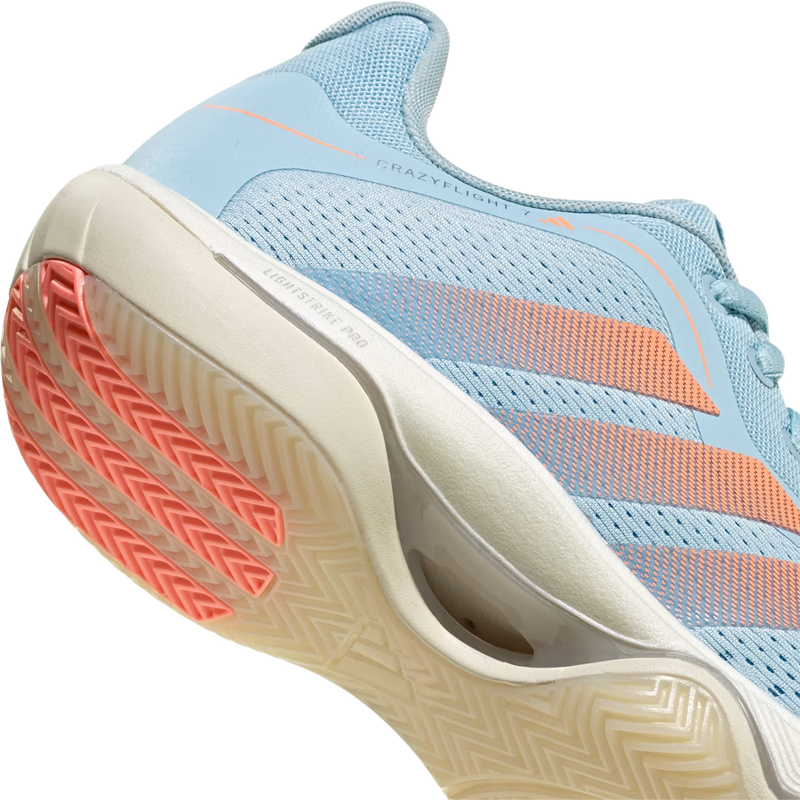 Women's Crazyflight 7, Women's Crazyflight 7 in Clear Sky Frozen Turbo Off White medial sole detail