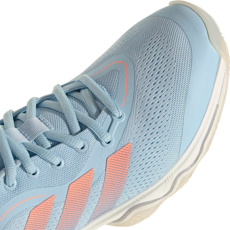 Women's Crazyflight 7, Women's Crazyflight 7 in Clear Sky Frozen Turbo Off White toe box detailed  view 