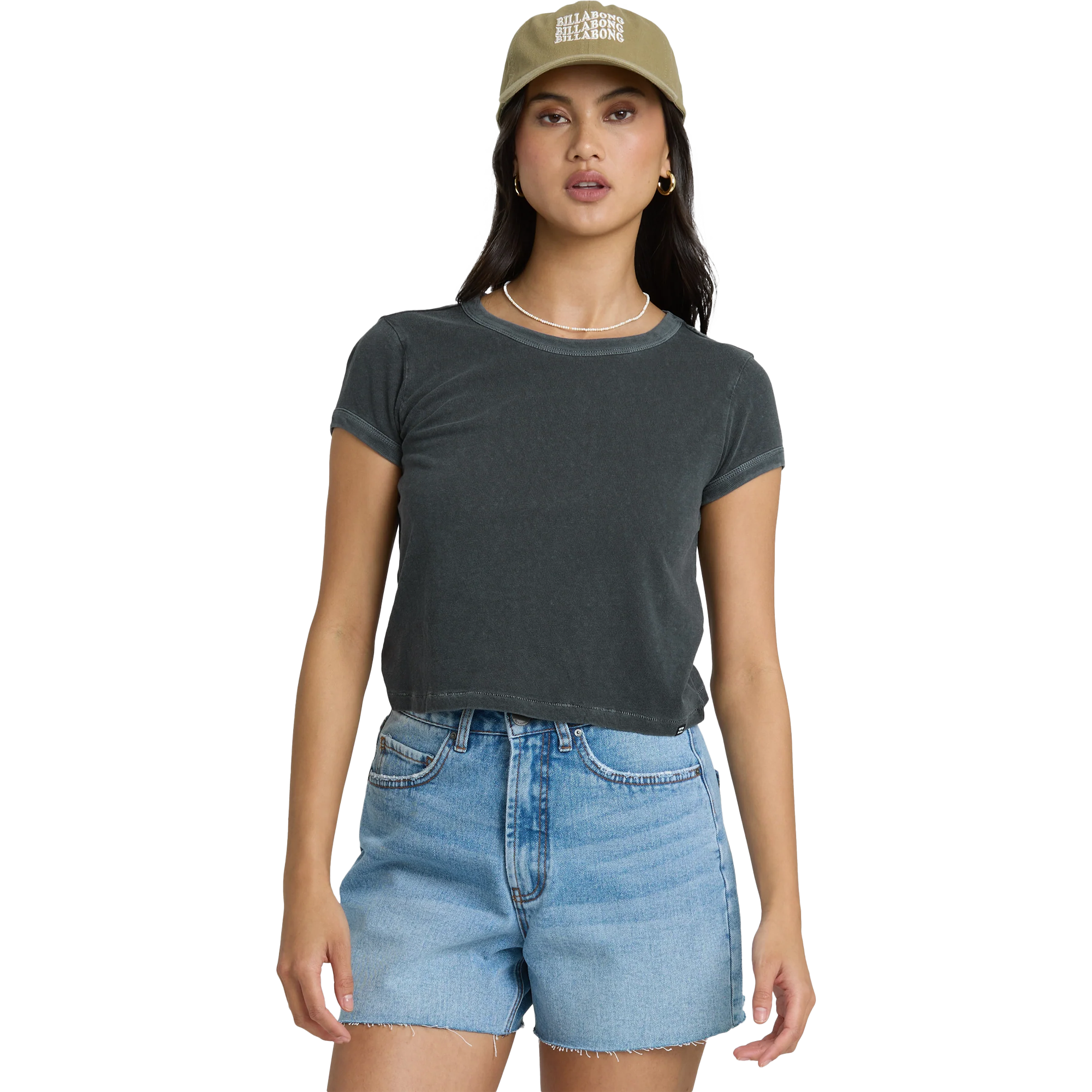 Women's Daily Short Sleeve Knit Tee alternate view