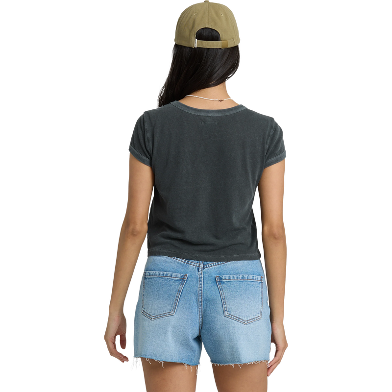 Women's Daily Short Sleeve Knit Tee, Billabong Women's Daily Short Sleeve Knit Tee Back