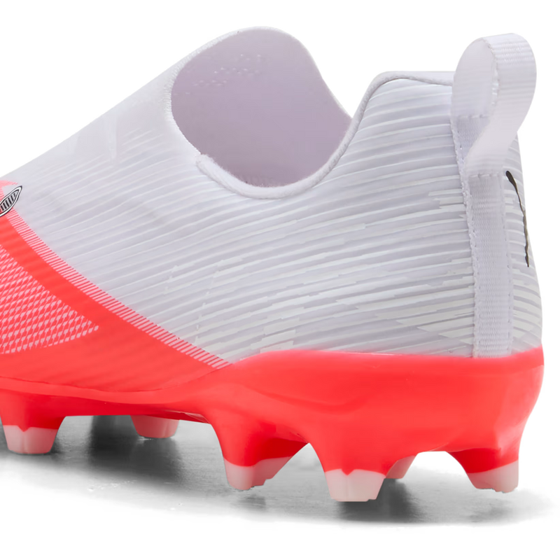Youth Ultra 7 Match Laceless FG/AG, Puma Youth Ultra 7 Match Laceless FG/AG in 01-Ultra Red/Puma Black/Puma White heel