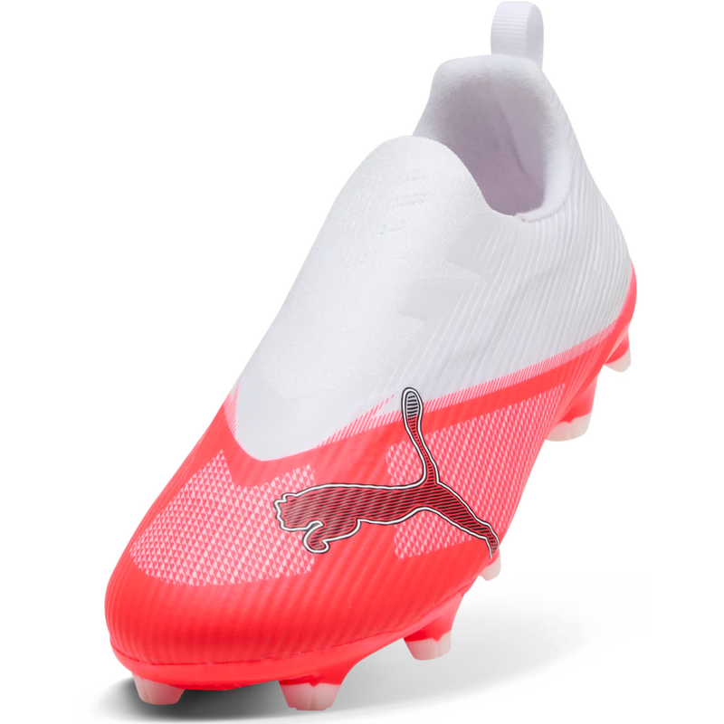 Youth Ultra 7 Match Laceless FG/AG, Puma Youth Ultra 7 Match Laceless FG/AG in 01-Ultra Red/Puma Black/Puma White front top left