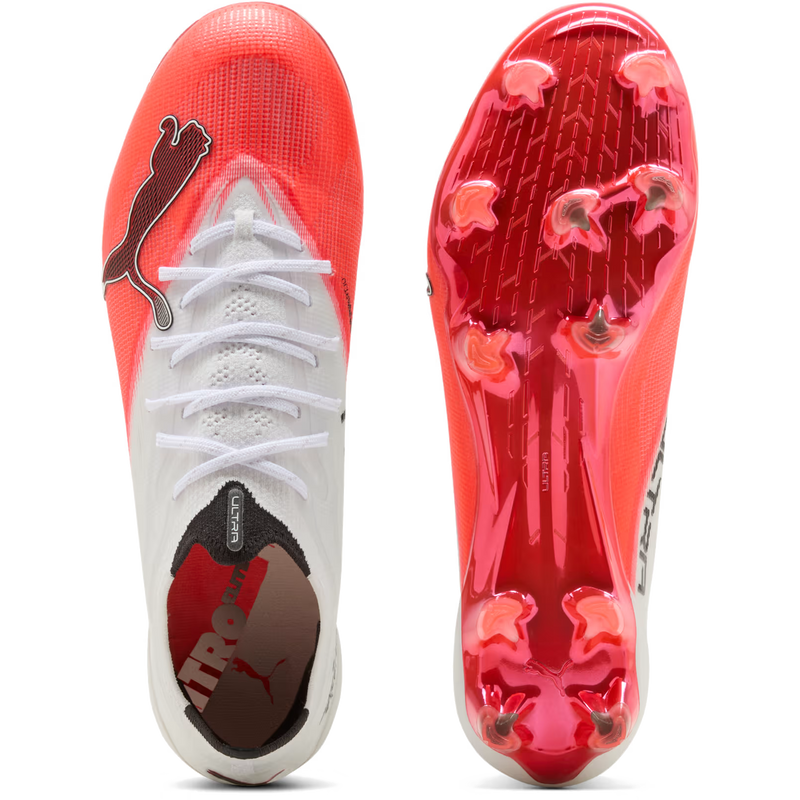 Ultra Nitro 7 Ultimate FG, Puma Ultra Nitro 7 Ultimate FG in 01-Ultra Red/Puma Black/Puma White pair top and bottom