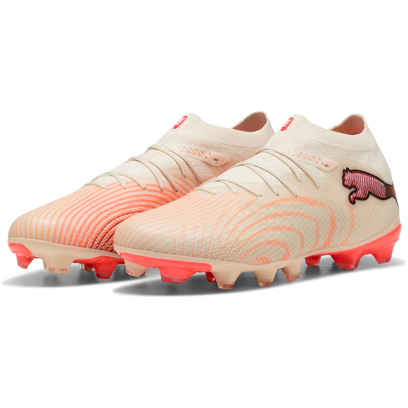 Future 9 Pro FG/AG, Puma Future 9 Pro FG/AG in 01-Sugared Almond/White/Ultra Red/Black pair left