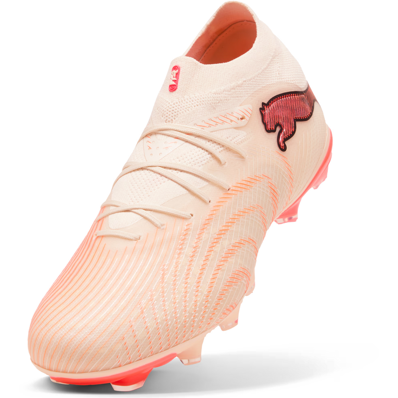 Future 9 Pro FG/AG, Puma Future 9 Pro FG/AG in 01-Sugared Almond/White/Ultra Red/Black front left top