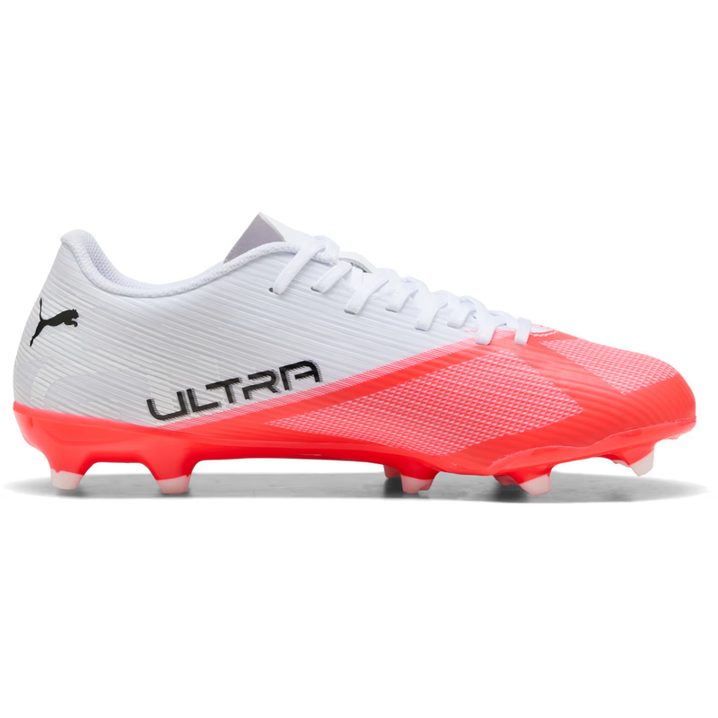 Ultra 7 Play FG/AG, Puma Ultra 7 Play FG/AG in 01-Ultra Red/Puma Black/Puma White inside profile of left shoe