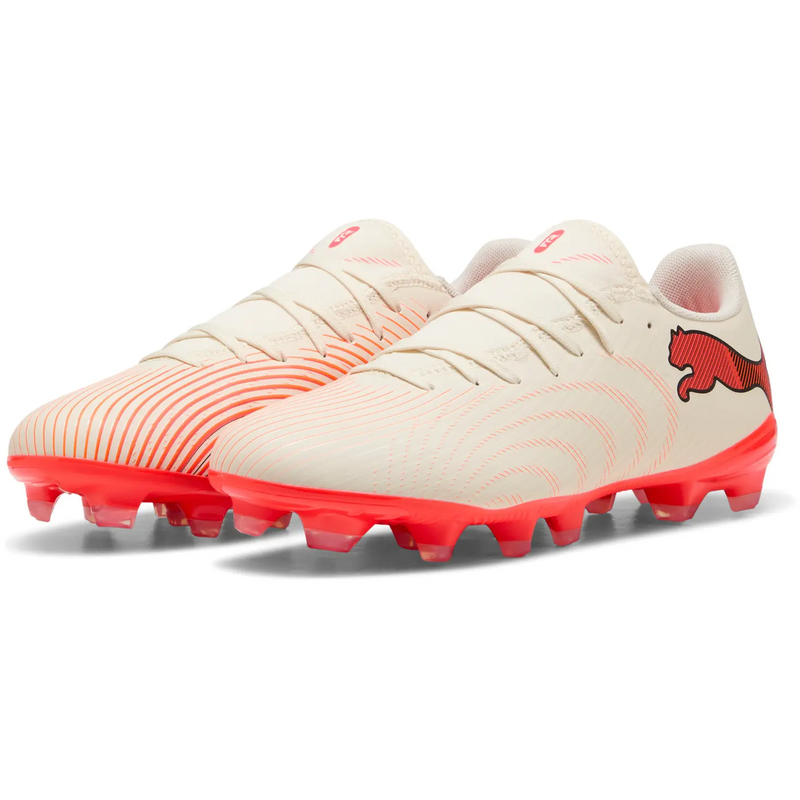 Future 9 Play FG/AG, Puma Future 9 Play FG/AG in 01-Sugared Almond/White/Ultra Red/Black pair left
