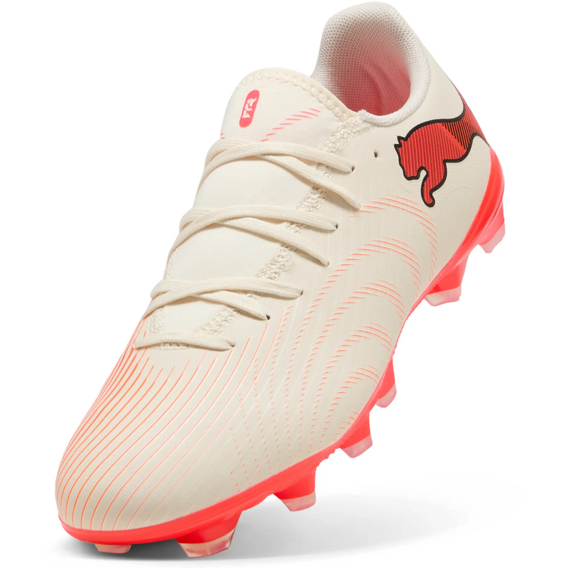 Future 9 Play FG/AG, Puma Future 9 Play FG/AG in 01-Sugared Almond/White/Ultra Red/Black front left top