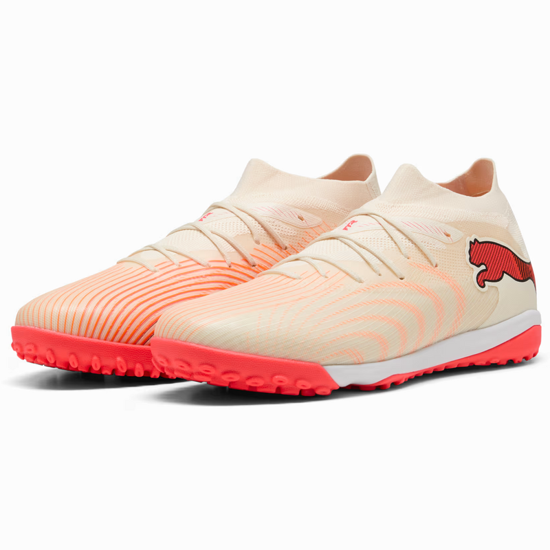 Future 9 Match TT, Puma Future 9 Match TT in 01-Sugared Almond/White/Ultra Red/Black pair left