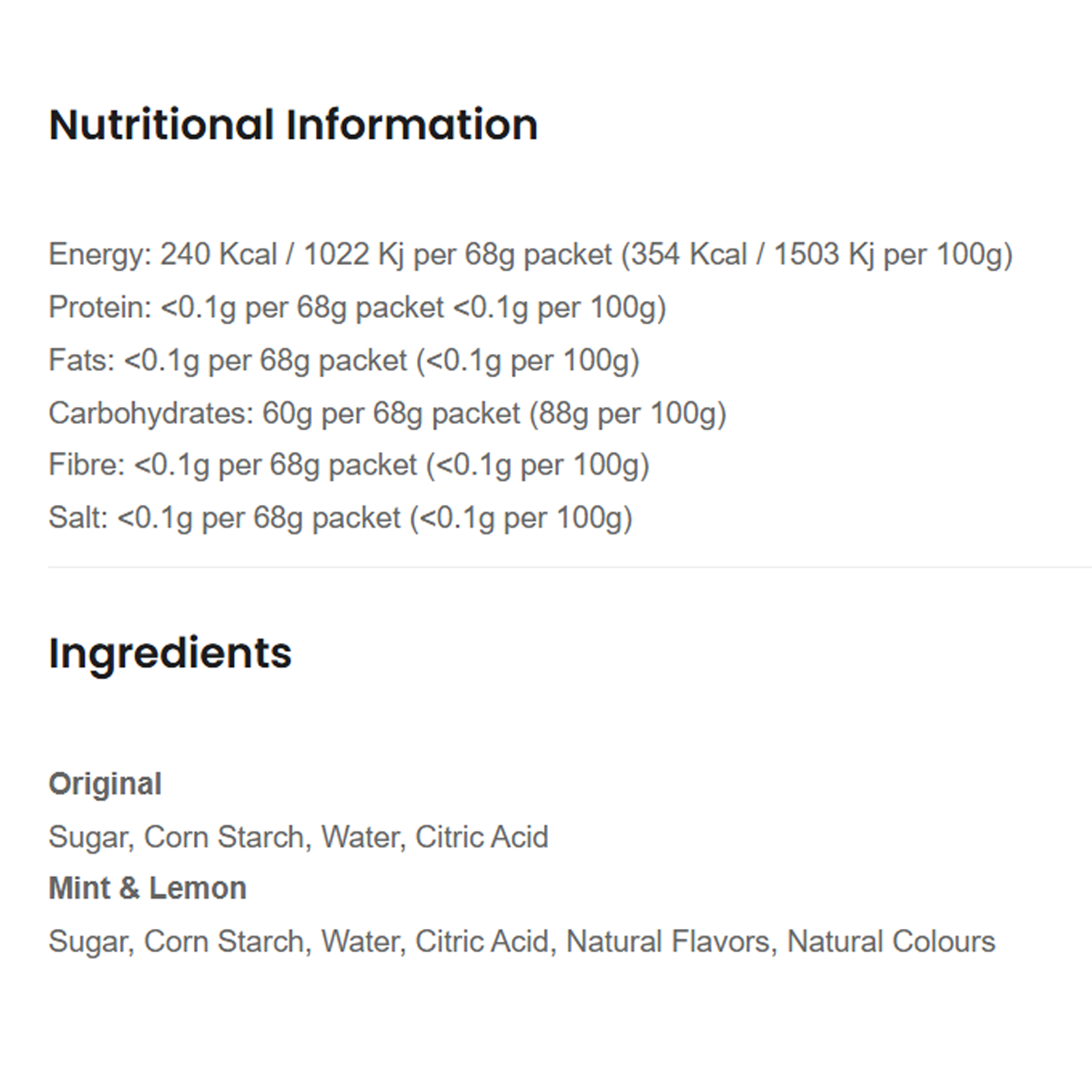 PF 60 Chew Bar alternate view