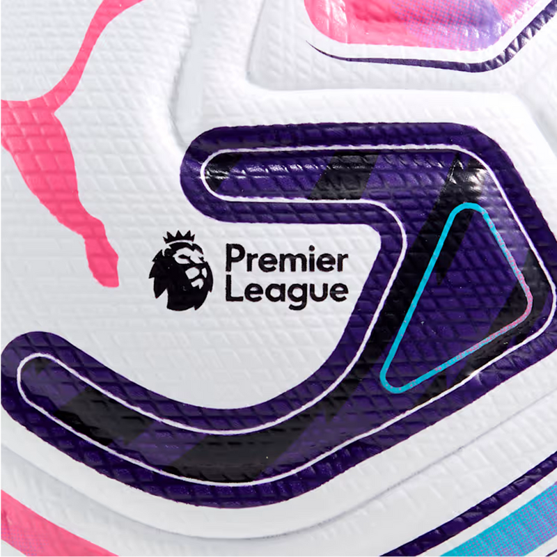 Stellar NITRO Ultimate PL React Ball, Puma Stellar NITRO Ultimate PL React Ball in White Multicolor with Premier League detail