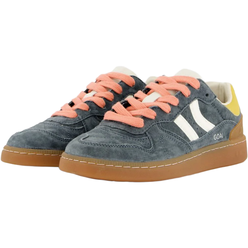 Women's Goal, Coolway Women's Goal in JEA Indigo Blue pair front left