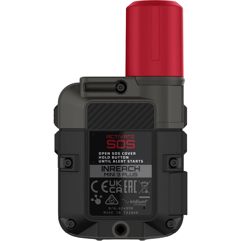 InReach Mini 3 Plus, Garmin InReach Mini 3 Plus back
