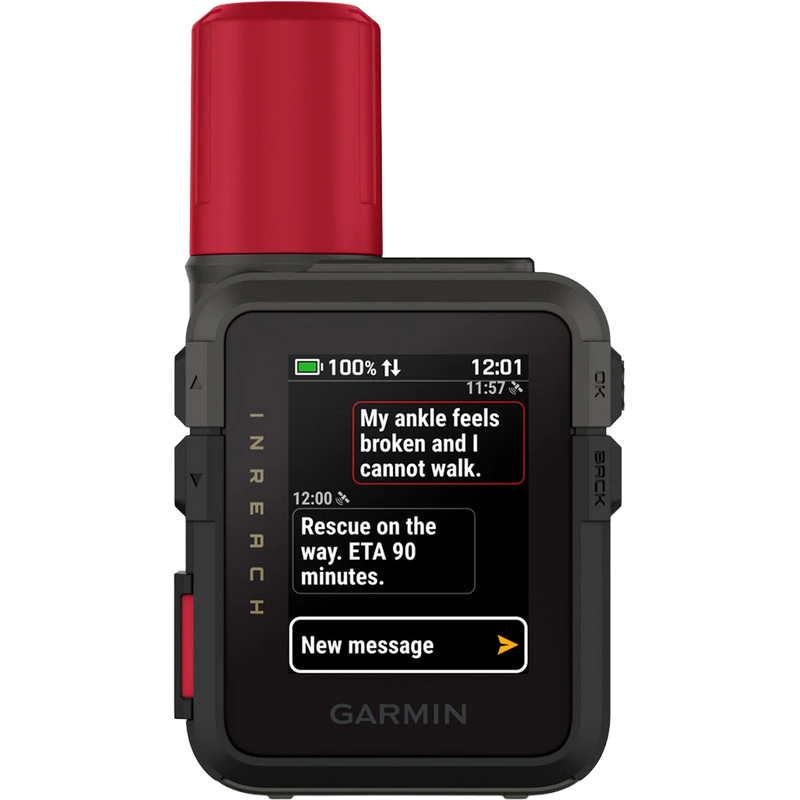 InReach Mini 3 Plus, Garmin InReach Mini 3 Plus rescue text