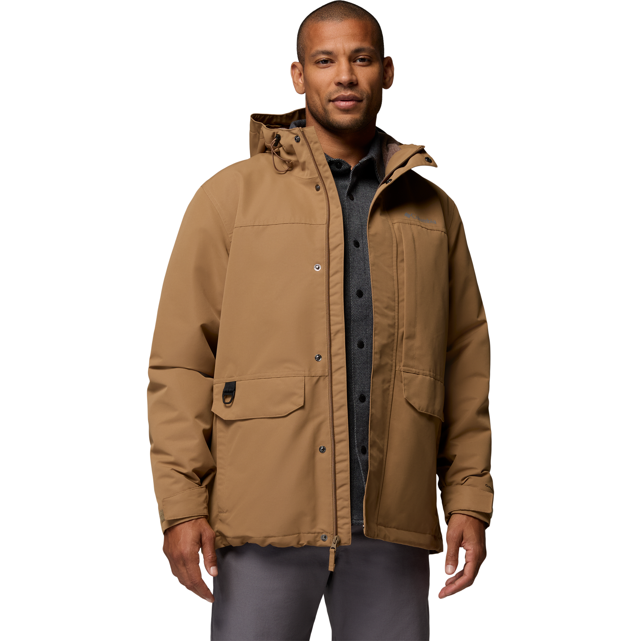 Columbia Men's Landroamer Fleece Lined Jacket in Delta/Tobacco