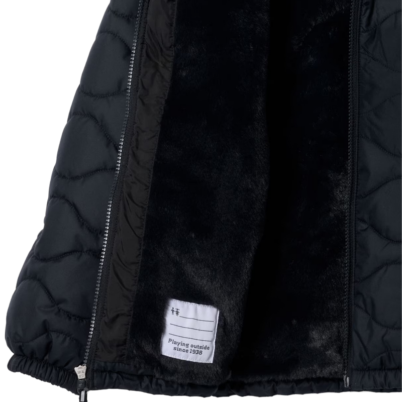 Youth Bella Plush III Jacket, Columbia Youth Bella Plush III Jacket in Black inside lining