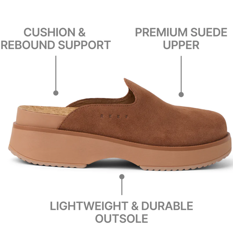 Women's Vista Skye, Reef Women's Vista Skye in Walnut Suede features