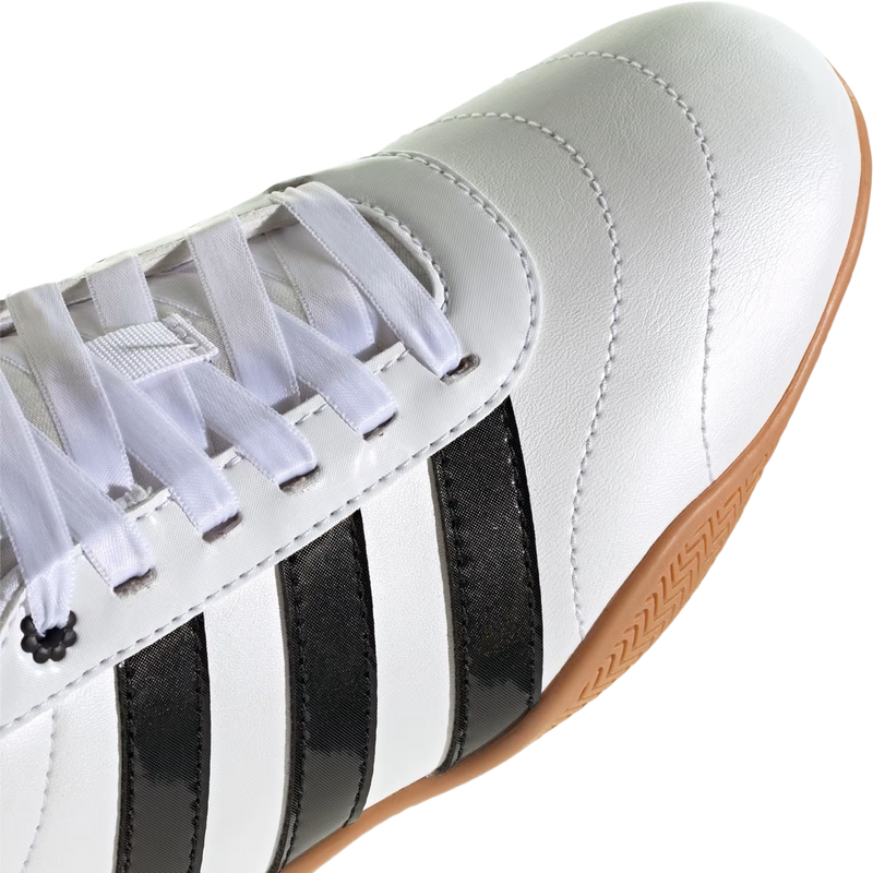 Youth Grand Court Lo, Adidas Youth Grand Court Lo in White Core Black toe detail