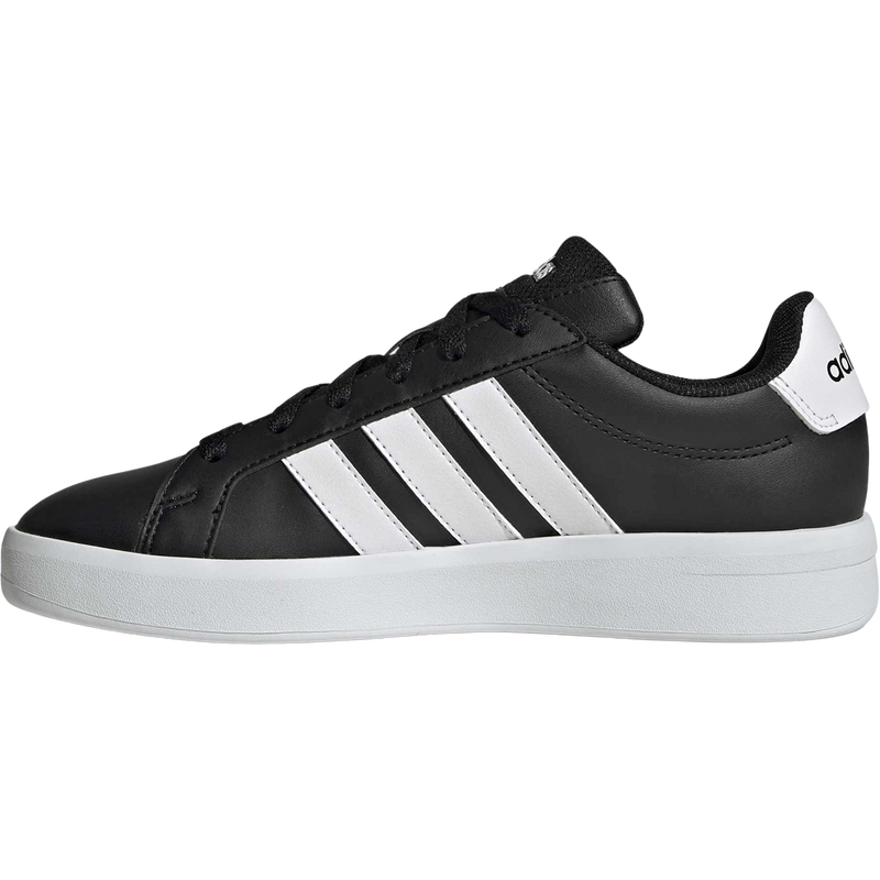 Youth Grand Court 3.0, Adidas Youth Grand Court 3.0 in Black White left facing