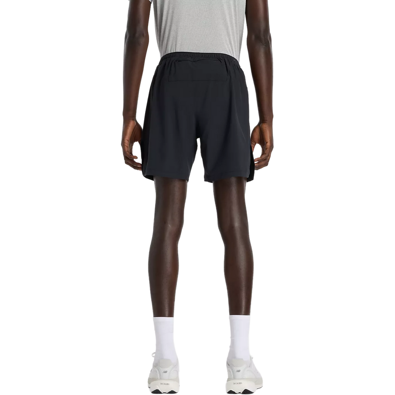 Men's RC Essentials Short 7", New Balance Men's RC Essentials Short 7" in BK Black back