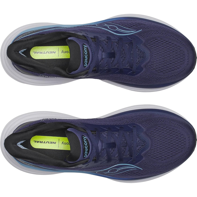 Men's Triumph 24, Saucony Triumph 24 in Naval Windward top view