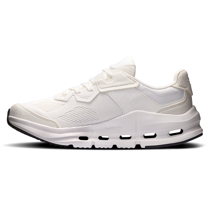 Women's Cloudnova Rift, On Women's Cloudnova Rift in White Ice left facing lateral view