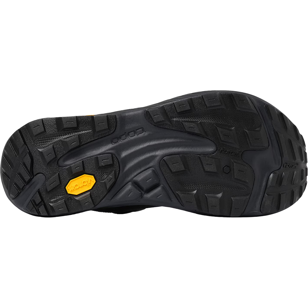 Topo Athletic Women's Ultraventure 5 GTX in Grey Butter bottom traction detail
