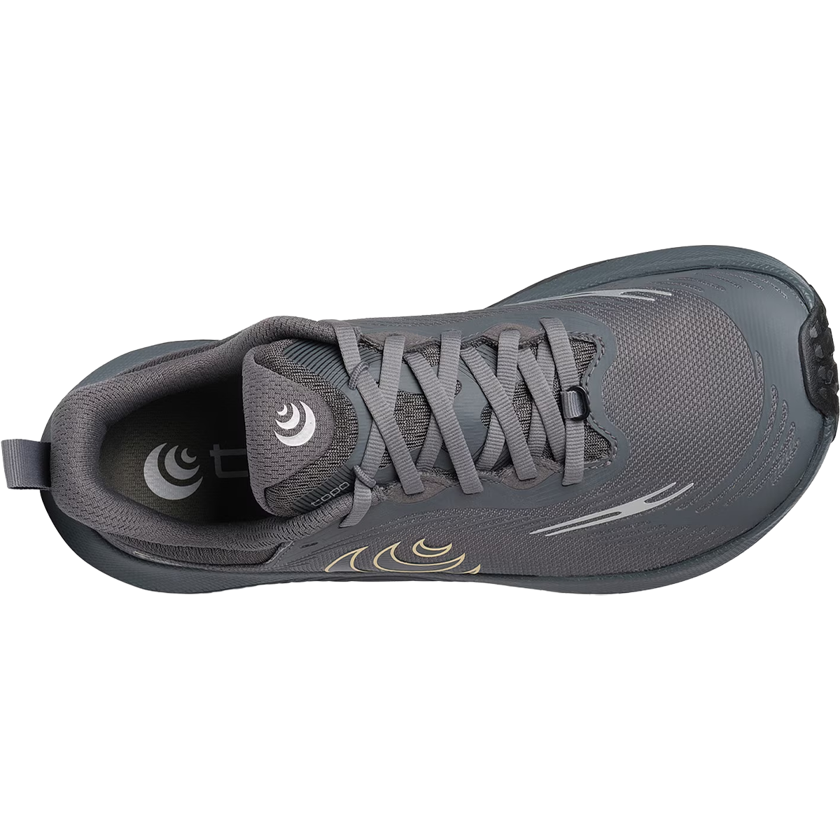 Topo Athletic Women's Ultraventure 5 GTX in Grey Butter top view