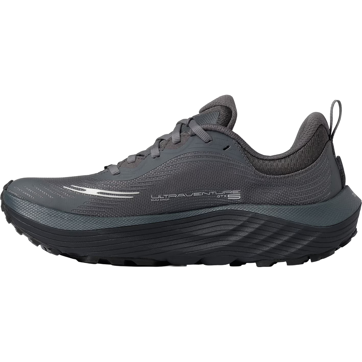 Topo Athletic Women's Ultraventure 5 GTX in Grey Butter left facing