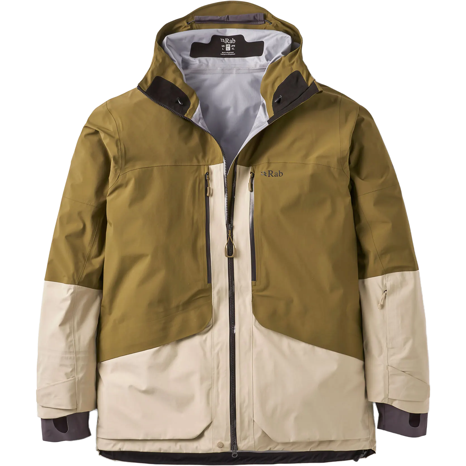 RAB Men's Bigline Jacket in Oak/Dark Pebble