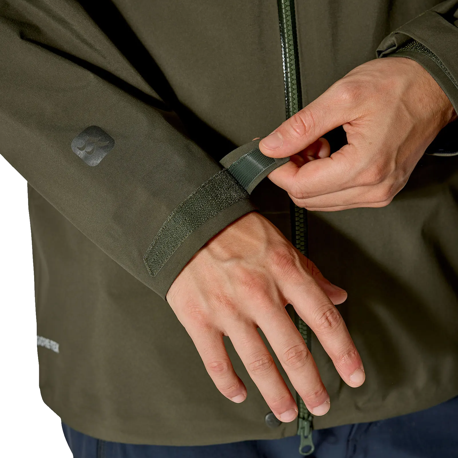 Rab Men's Kangri GTX Jacket Cuff hook and loop