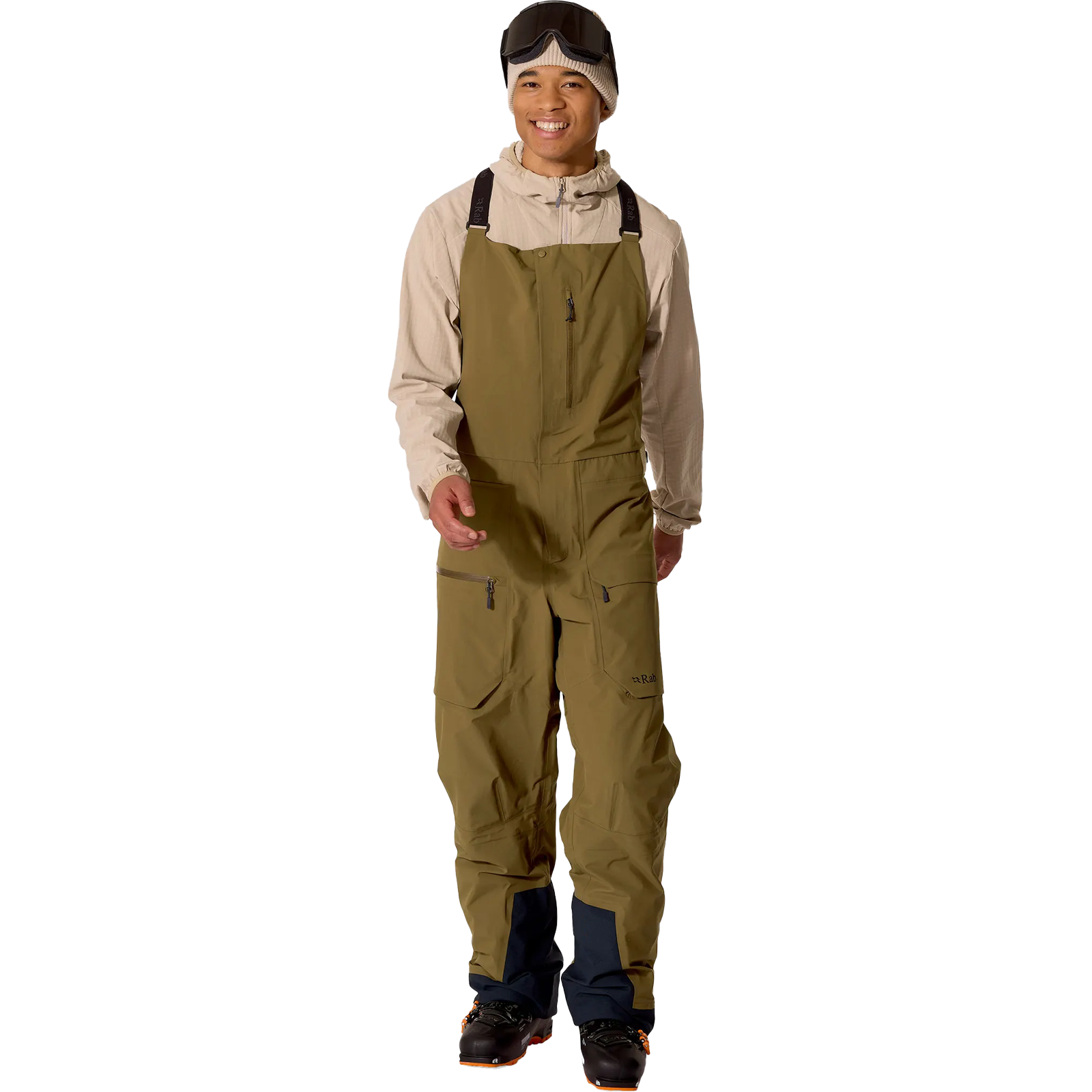 Rab Men's Bigline Bib Front Full View