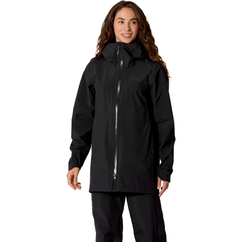 Women's Firewall Parka, Rab Women's Firewall Parka in BLK Black front