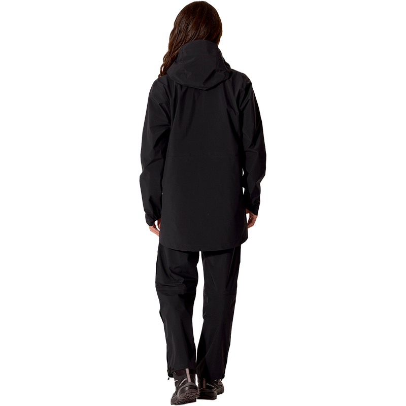 Women's Firewall Parka, Rab Women's Firewall Parka in BLK Black back