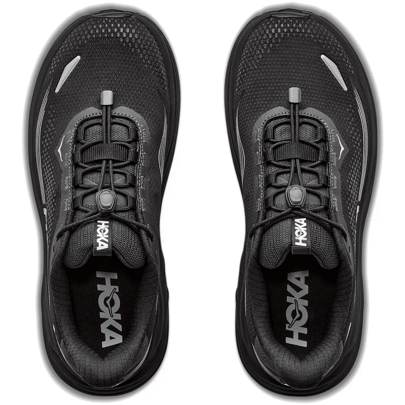 Men's Clifton 11 GTX, Hoka Clifton 11 GTX in BBLC-Black/Black pair top