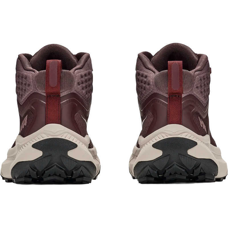 Hoka Women's Transport Hike GTX in Deep Mauve Smoky Quartz back view
