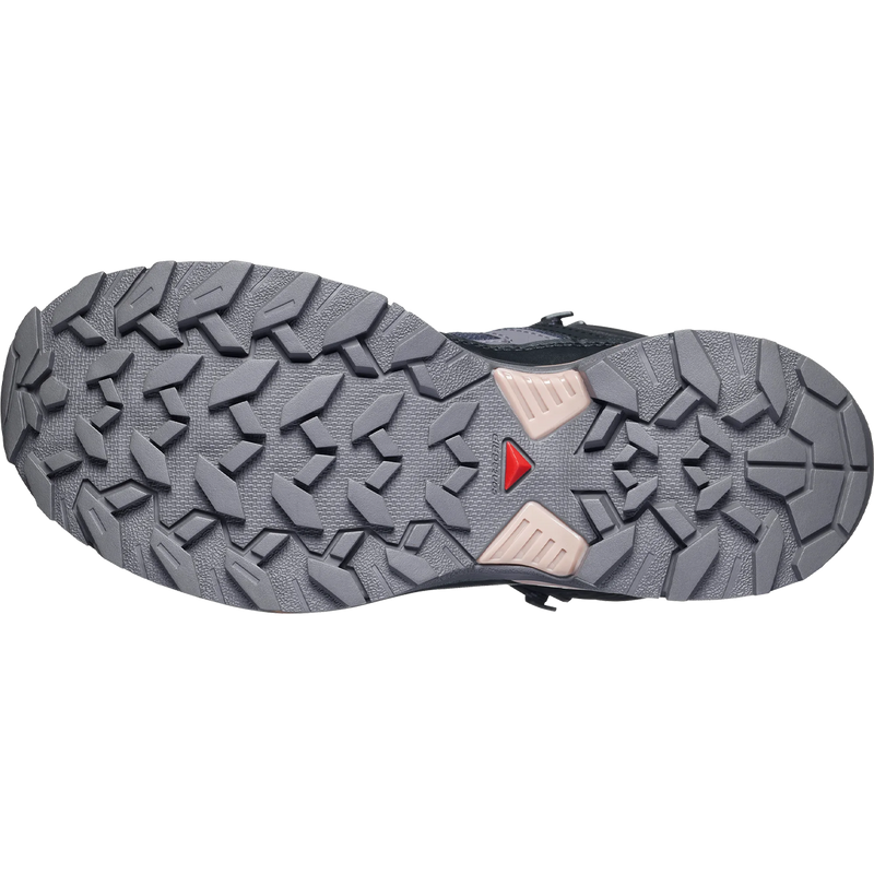 Women's X Ultra 360 Mid GTX, Women's X Ultra 360 Mid GTX in Nine Iron Excalibur Shadow Gray bottom view