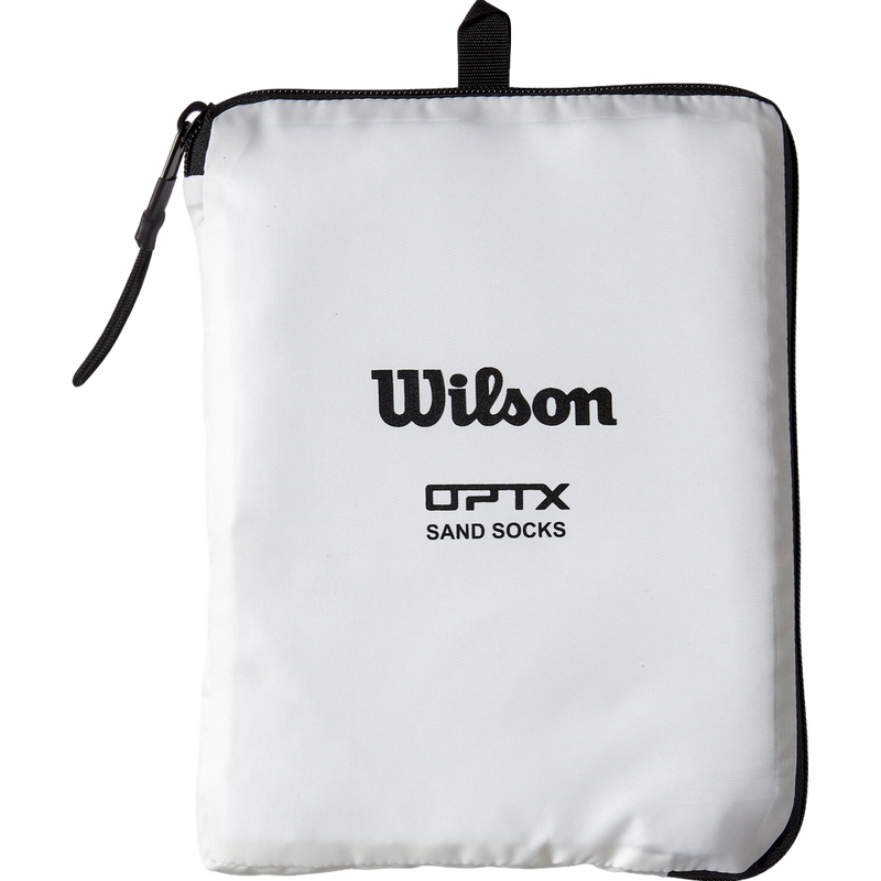 OPTX Volleyball Sand Socks, Wilson OPTX Volleyball Sand Socks in black in bag