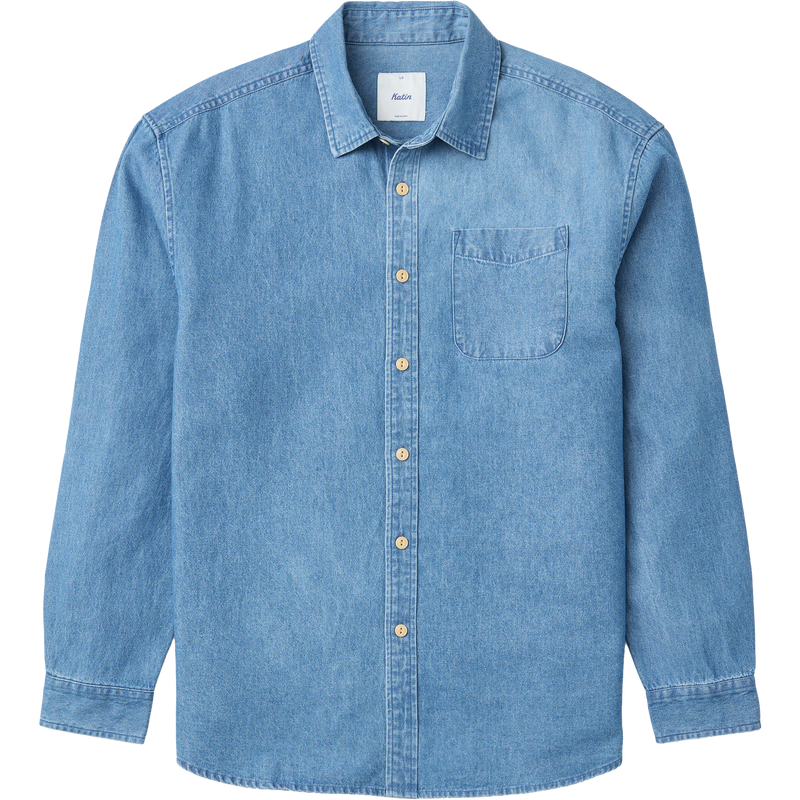 Men's Henry Denim Shirt, Featured Image
