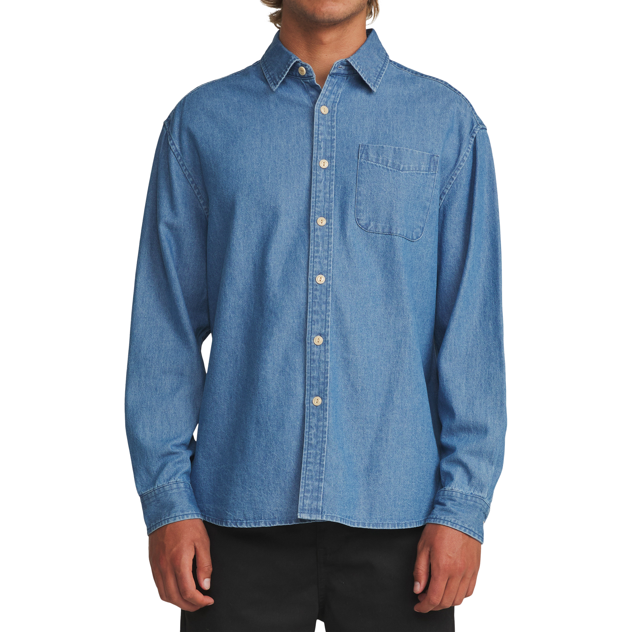 Men's Henry Denim Shirt alternate view