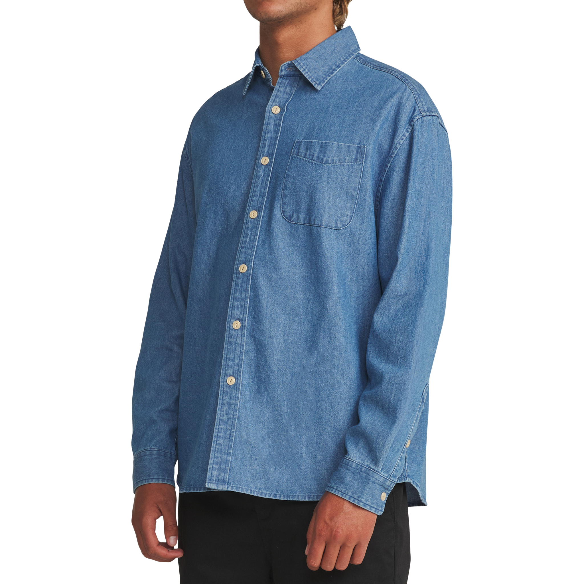 Men's Henry Denim Shirt alternate view
