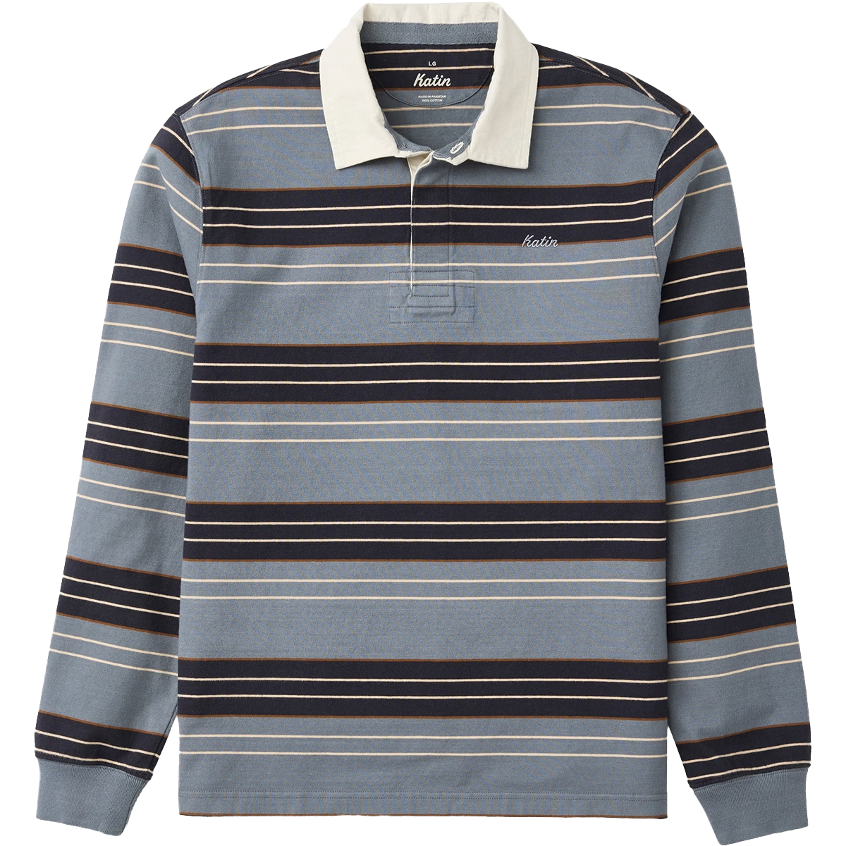 Men's Greg Long Sleeve Rugby Polo alternate view