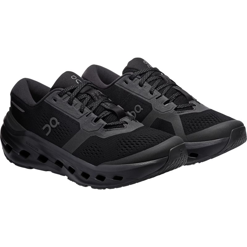 Men's On Cloudrunner 3 - Black/Black / 10.5 Wide Men's On Cloudrunner 3 - Black/Black / 10.5 Wide
