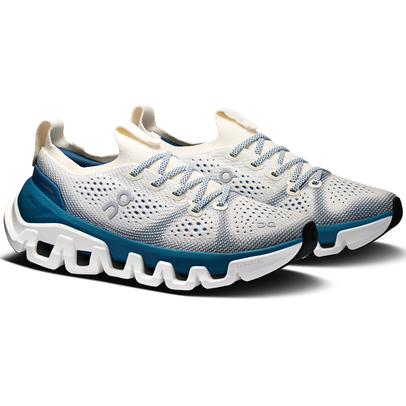 Women's Cloud X Tempo, On Women's Cloud X Tempo in Ivory/Storm pair right