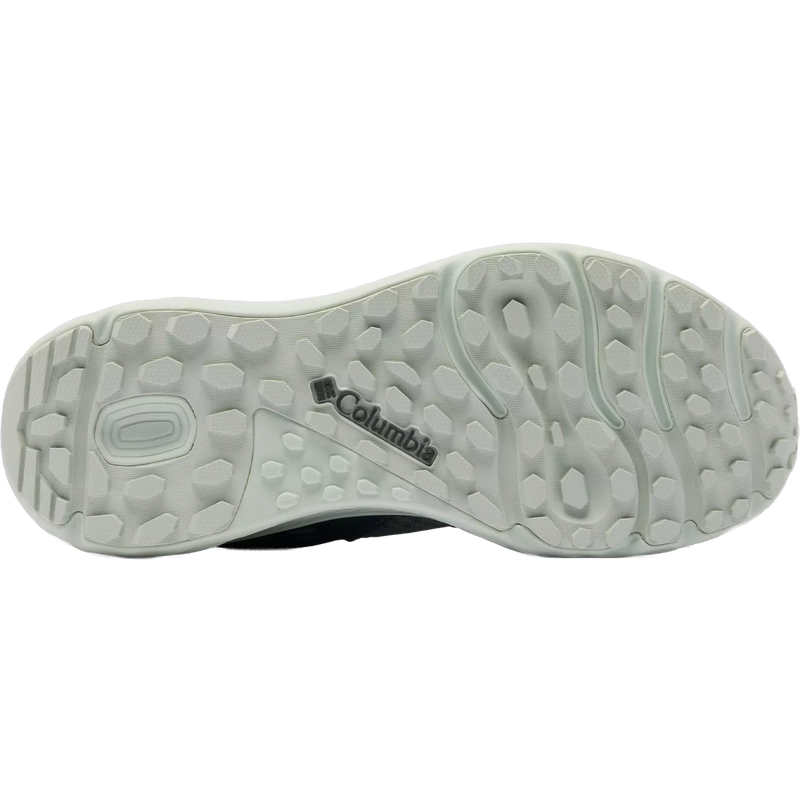 Women's Konos TRS Outdry Mid, Women's Konos TRS Outdry Mid in Sedona Sage/Tea Light bottom view with traction detail