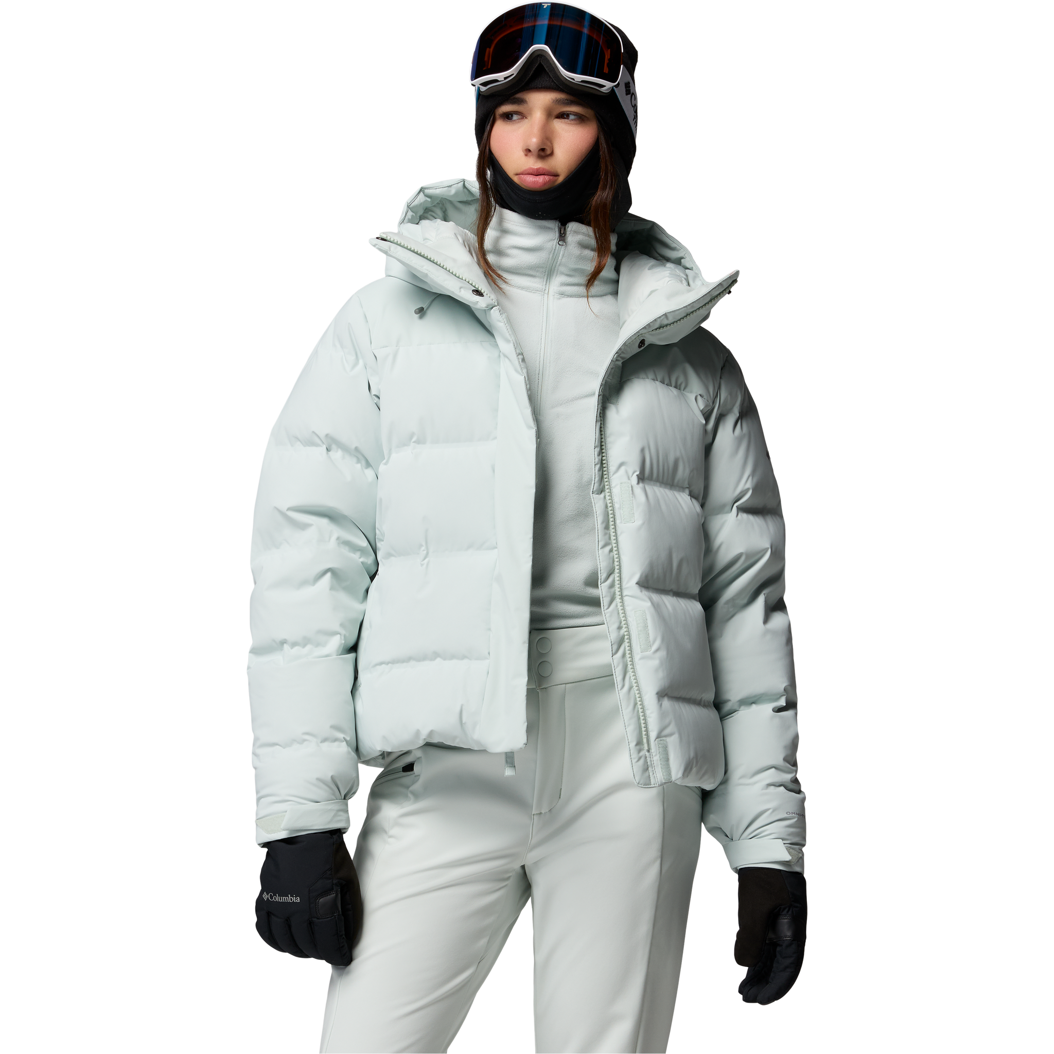 Columbia Women's Roffee Ridge Down Heat Seal Jacket in Tea Light
