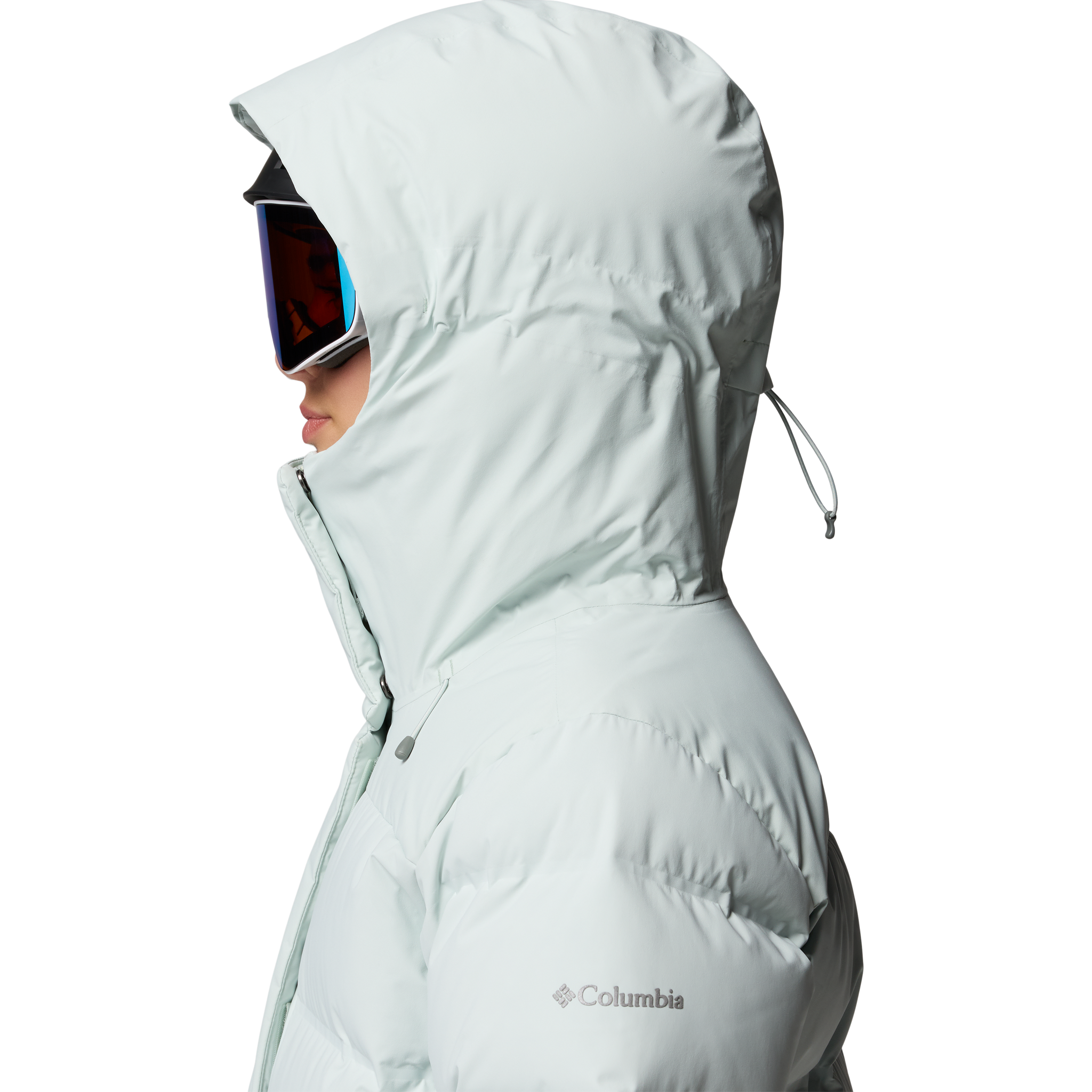 Columbia Women's Roffee Ridge Down Heat Seal Jacket side hood